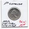 1 franc Semeuse Argent 1899 TTB+