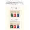 Timbre France Yvert No 701A-701F  type marianne de dulac non emis de Londres