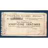 Bon ville Roisel 25 centimes, TB, 14.4.1915 Pirot 80-436 Billet
