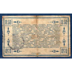 Bon guerre Région Péronne 50 centimes, B, 2.9.1915 Pirot 80-413 Billet