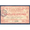Bon guerre Région Péronne 25 centimes, TB, 2.9.1915 Pirot 80-412 Billet