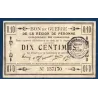 Bon guerre Région Péronne 10 centimes, TTB-, 2.9.1915 Pirot 80-411 Billet