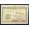 Bon ville Bolbec 1 franc, Sup, 1917 Pirot 76-17 Billet