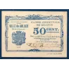 Bon ville Bolbec 50 centimes, Sup, 1917 Pirot 76-16 Billet