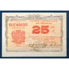 Bon ville Bolbec 25 centimes, Sup, 1918 Pirot 76-19 Billet