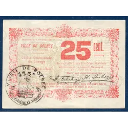Bon ville Bolbec 25 centimes, Sup, 1916 Pirot 76-11 Billet