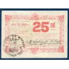 Bon ville Bolbec 25 centimes, Sup, 1916 Pirot 76-11 Billet
