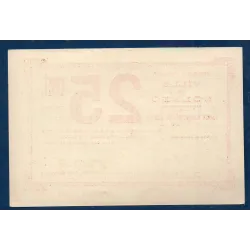 Bon ville Bolbec 25 centimes, Sup, 1915 Pirot 76-05 Billet