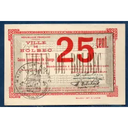 Bon ville Bolbec 25 centimes, Sup, 1915 Pirot 76-05 Billet
