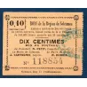 Bon ville Région Solesmes 10 centimes, Neuf, ND Pirot 59-2364 Billet