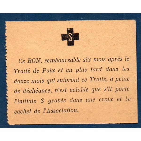 Bon ville Région Solesmes 10 centimes, Neuf, ND Pirot 59-2364 Billet