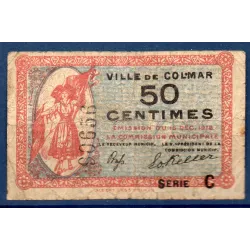 Bon ville Colmar 50 centimes, B, 15.12.1918 Pirot 68-88 Billet