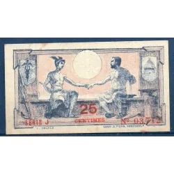 Bon Pyrénées-Orientales 25 centimes, TTB-, 1.6.1919 Pirot 66-72 Billet