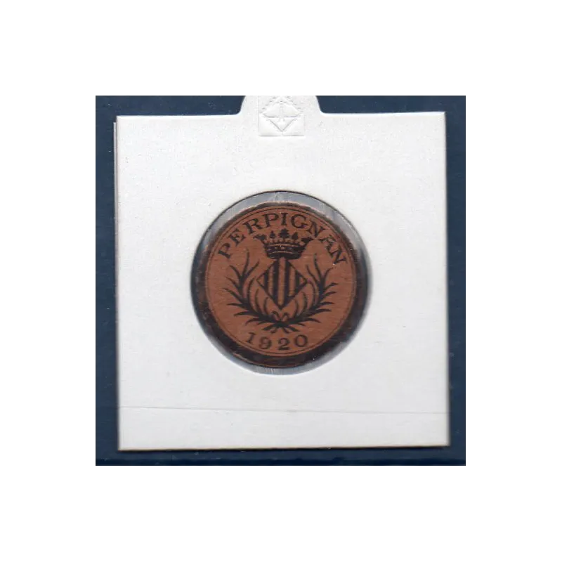 Bon de ville Perpignan 5 centimes, Sup, 1920 Pirot 66-61 Billet Bon de ville Perpignan 5 centimes, Sup, 1920 Pirot 66-61 Billet
