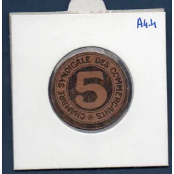 Bon de ville Perpignan 5 centimes, Spl, 1920 Pirot 66-61 Billet