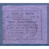 Bon ville Noyon 50 centimes, TTB, 17.12.1915 Pirot 60-65 Billet