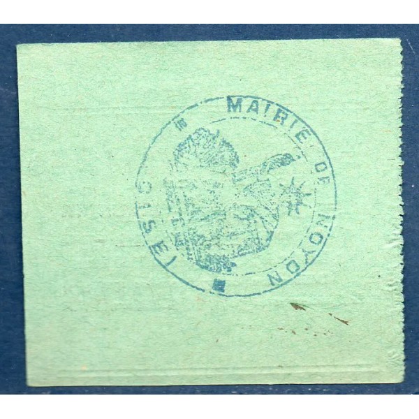 Bon ville Noyon 50 centimes, Spl, 17.12.1915 Pirot 60-65 Billet