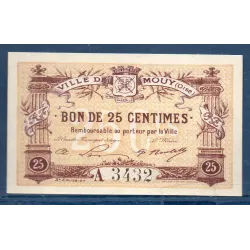 Bon ville Mouy 25 centimes, Neuf, 18.9.1915 Pirot 60-51 Billet