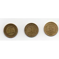Lot de 3 bon pour 1 franc Commerce et industrie 1921-1923
