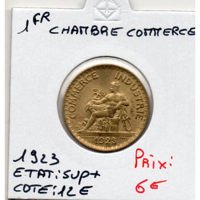 Bon pour 1 franc Commerce Industrie 1923 Sup+