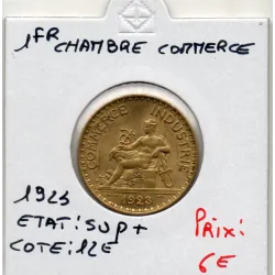 Bon pour 1 franc Commerce Industrie 1923 Sup+