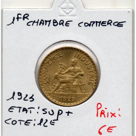 Bon pour 1 franc Commerce Industrie 1923 Sup+