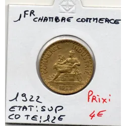Bon pour 1 franc Commerce Industrie 1922 Sup