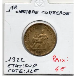 Bon pour 1 franc Commerce Industrie 1922 Sup