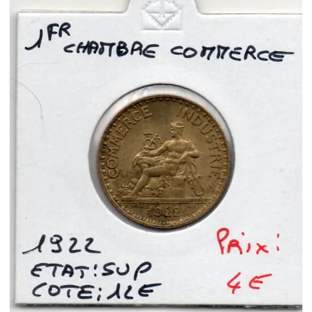 Bon pour 1 franc Commerce Industrie 1922 Sup