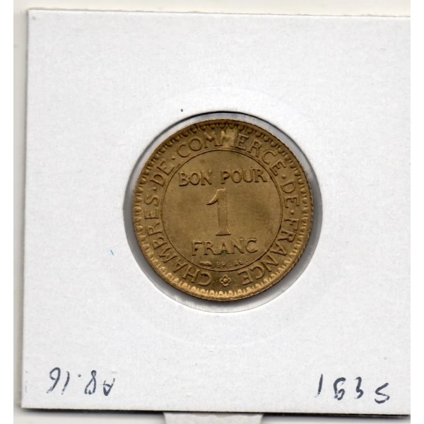 Bon pour 1 franc Commerce Industrie 1922 Sup