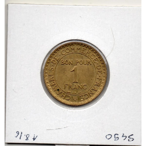 Bon pour 1 franc Commerce Industrie 1921 Sup+