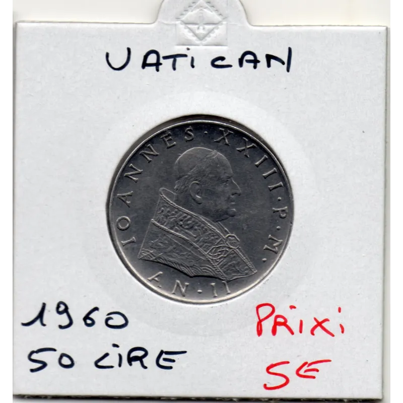 Vatican Jean XXIII 50 lire 1960 Spl, KM.63 Spes Vatican Jean XXIII 50 lire 1960 Spl, KM.63 Spes