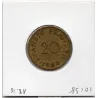 Sarre Saar, 20 franken 1954 Sup- Gad.2