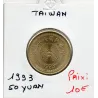 Taiwan 50 Yuan 1993 Spl, KM.Y554 Orchidée rayonnante