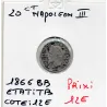 20 centimes Napoléon III tête laurée 1866 BB Strasbourg TB