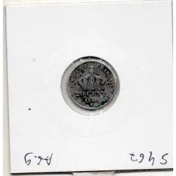 20 centimes Napoléon III tête laurée 1866 BB Strasbourg TB