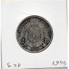 2 francs Napoléon III tête laurée 1869 A Paris, TTB nettoyée rayures