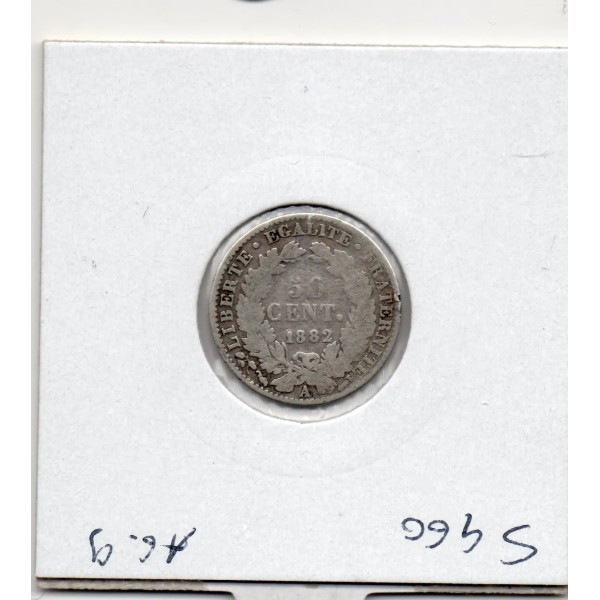 50 centimes Cérès 1882 A Paris B