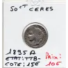 50 centimes Cérès 1895 A Paris TTB-