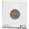 50 centimes Semeuse Argent 1905 TTB-