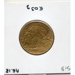 Jeton Sacre de Louis XV 1722 TB+ Feuardent 7894 var