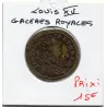 Jeton Louis XV, Galères royales, ND TTB Aequora Lustranod Pacat