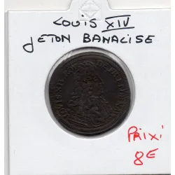 Jeton de nuremberg Louis XIV banalisé, ND TTB