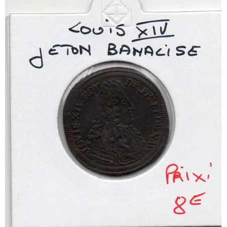 Jeton de nuremberg Louis XIV banalisé, ND TTB