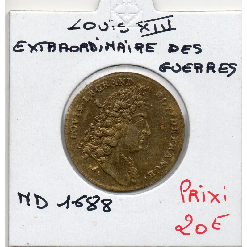 Jeton Louis XIV, Extraordinaire des guerres, ND Sup feuardent 949