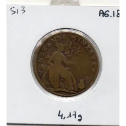 Jeton Charles IX Veneranda Minerva, ND TB Feuardent 11732