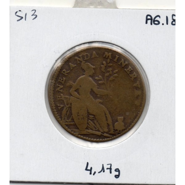 Jeton Charles IX Veneranda Minerva, ND TB Feuardent 11732