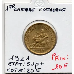 Bon pour 1 franc Commerce Industrie 1921 Sup+