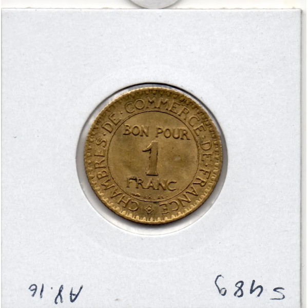 Bon pour 1 franc Commerce Industrie 1921 Sup+