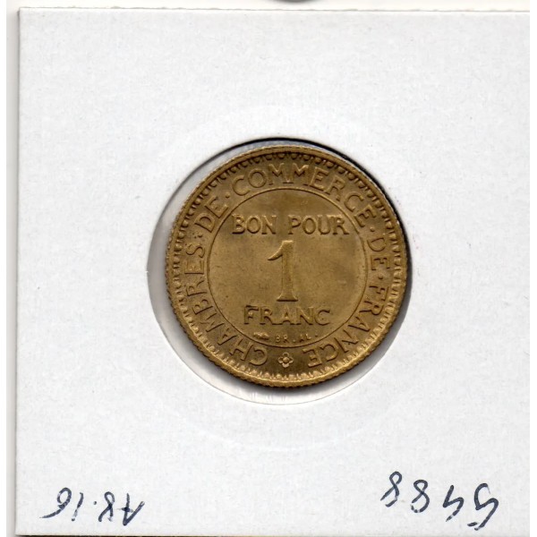 Bon pour 1 franc Commerce Industrie 1921 Sup+